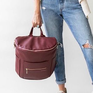 Maroon fawn bag 2.0